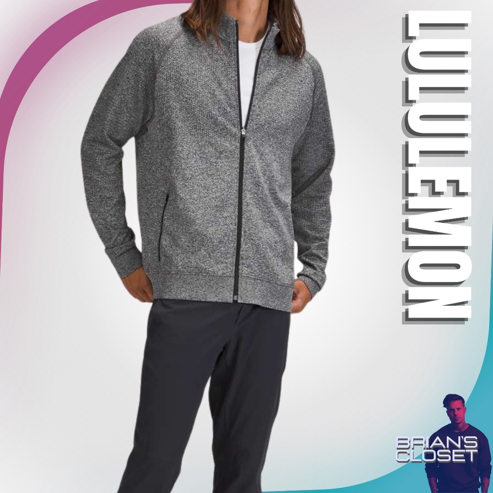 LULULEMON Men's Engineered Warmth Jacket in Vapor/Gull Grey/Black - XL - Picture 3 of 16